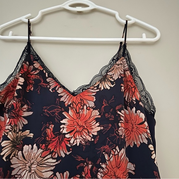 LITTLE MOON Navy Floral Marigold Camisole - Picture 5 of 8